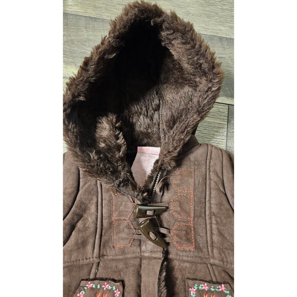 Nannette Kids Coat Winter Faux Fur 12 Months 90s Y2K - Picture 5 of 12